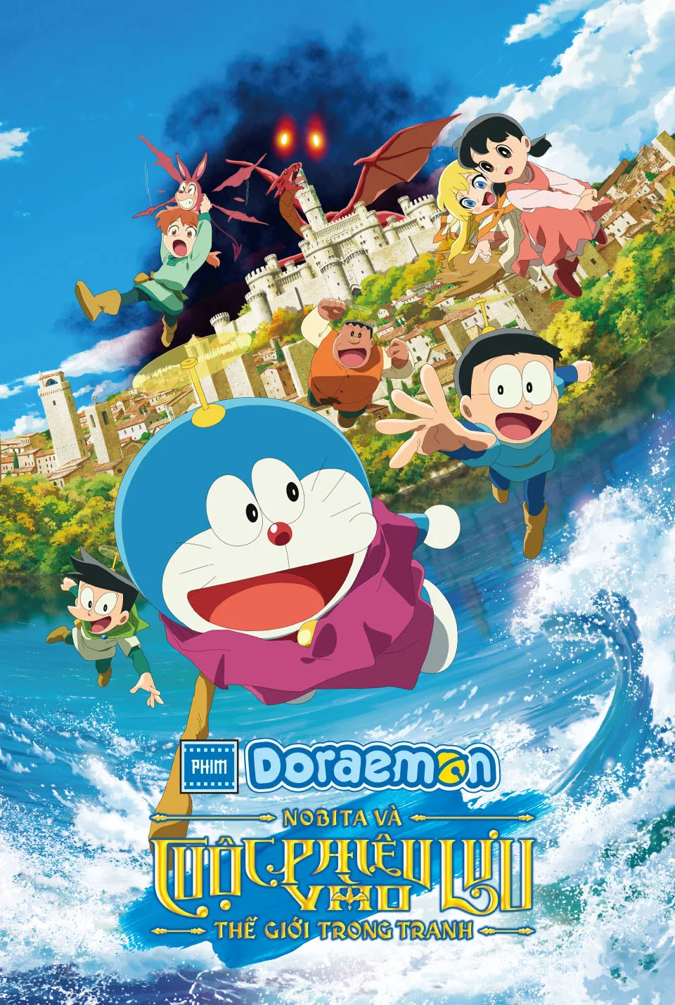 DORAEMON MOVIE 44: NOBITA VÀ CUỘC PHIÊU LƯU VÀO THẾ GIỚI TRONG TRANH - LỒNG TIẾNG 